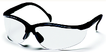 GLASSES SAFETY VENTURE II BLK FRAME CLEAR LENS - Glasses